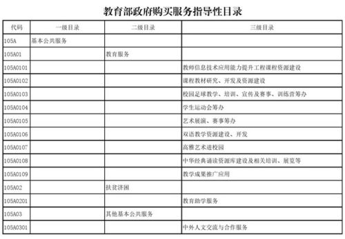 教育部發布政府購買服務指導性目錄，聚焦信息系統運行維護服務